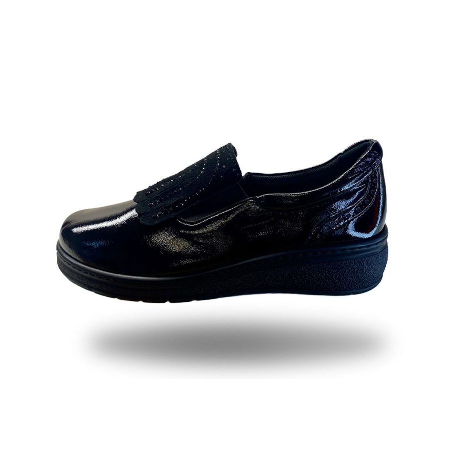 Mocassins orthopédiques femme – Girly Noir
