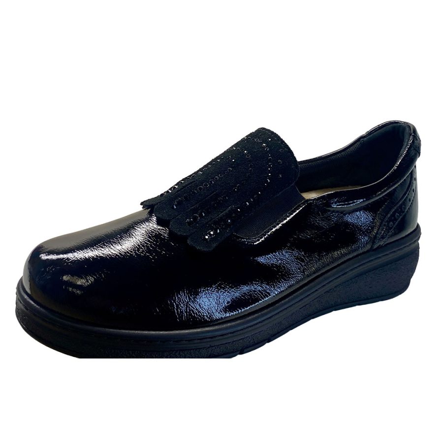 Mocassins orthopédiques femme – Girly Noir