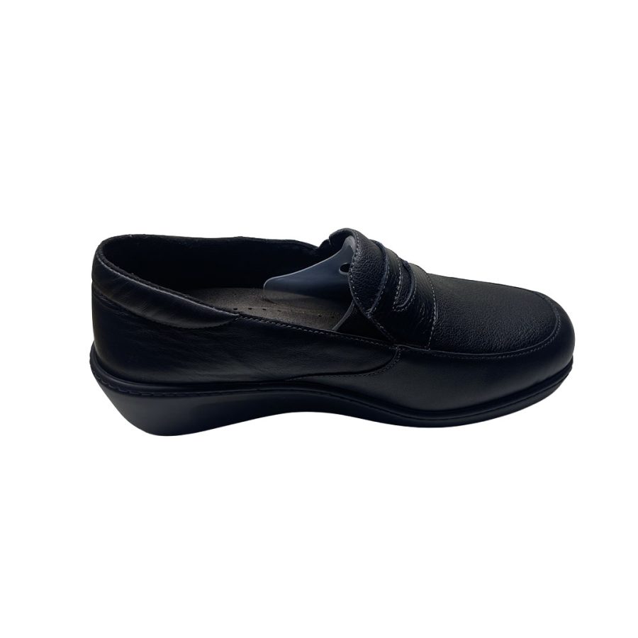 Mocassin femme SERAPHINE Noir élégante
